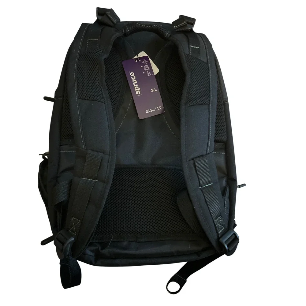 Dell Spruce EcoSmart Backpack Unisex OS Black NWT 15.6 Laptop 27L Windstream